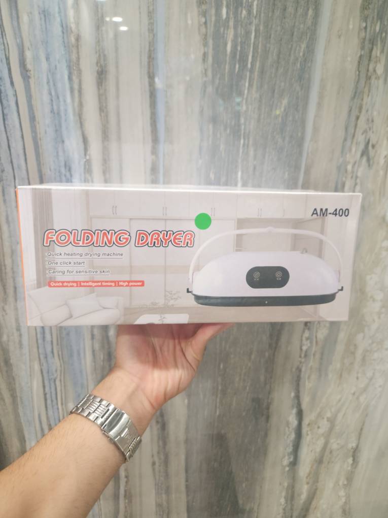 👕✨ خشک‌کن لباس AM-400 | دستگاه خشک‌کن و گرم‌کن لباس قابل حمل