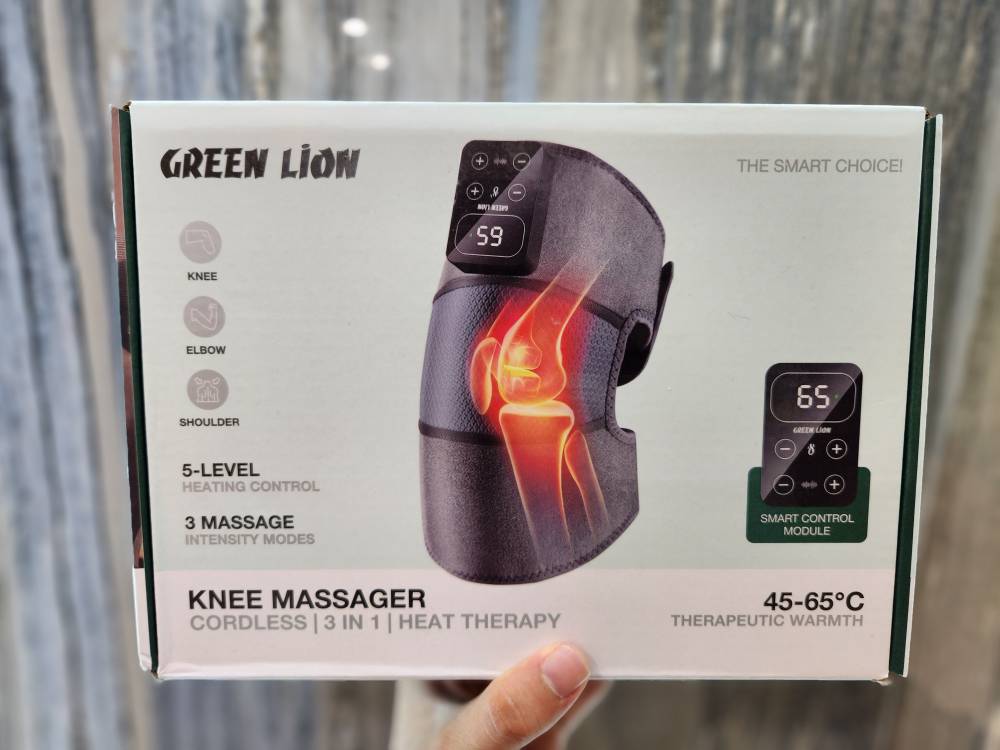 🦵 ماساژور زانو گرمکن‌دار مدل FEVER MASSAGE KNEE PADS AM-11