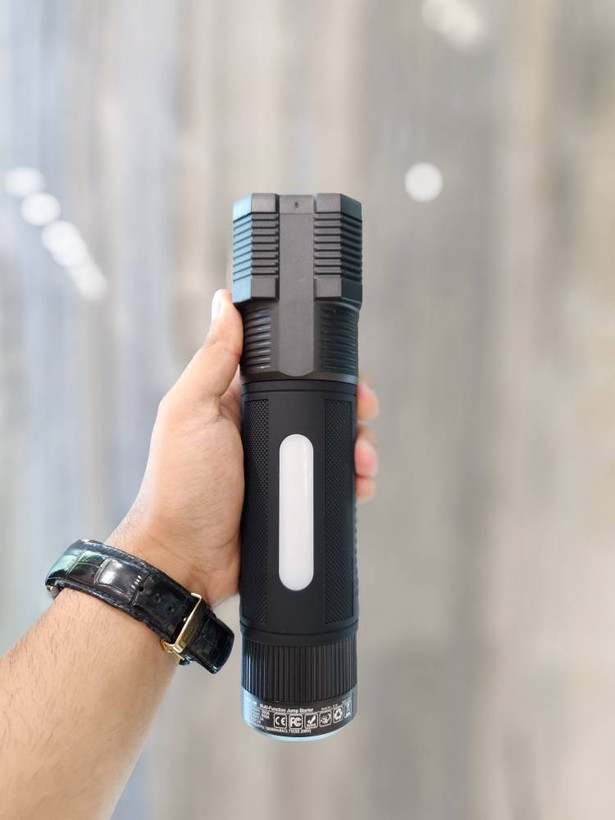 🚗 جامپ استارتر گرین لاین | ۲۰ بار استارت | پاوربانک و چراغقوه 2000 لومن | 16000mAh | مدل JX-80