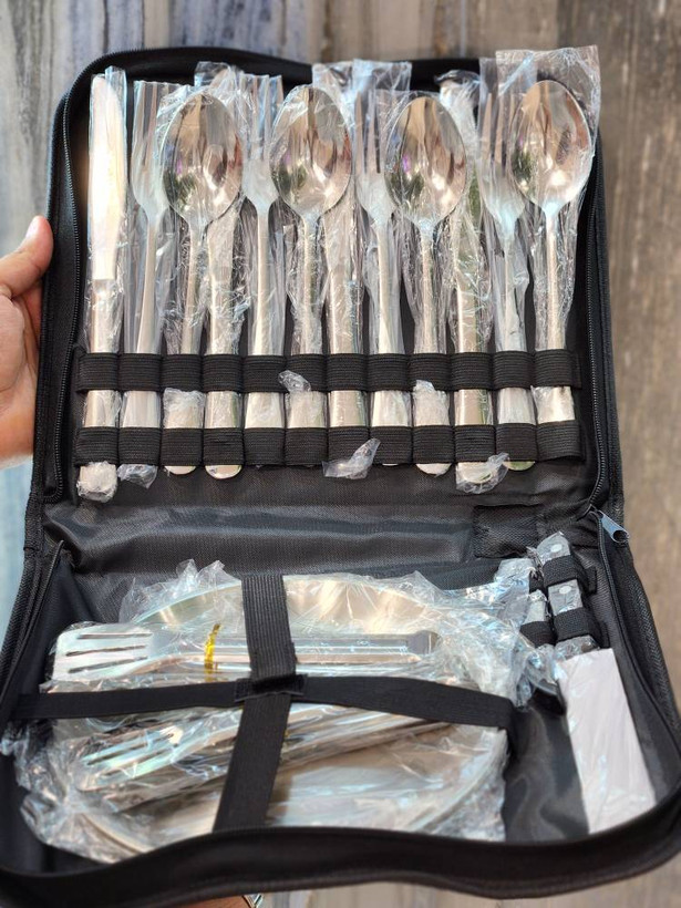 ست کمپینگ 4 نفره قاشق و چنگال
