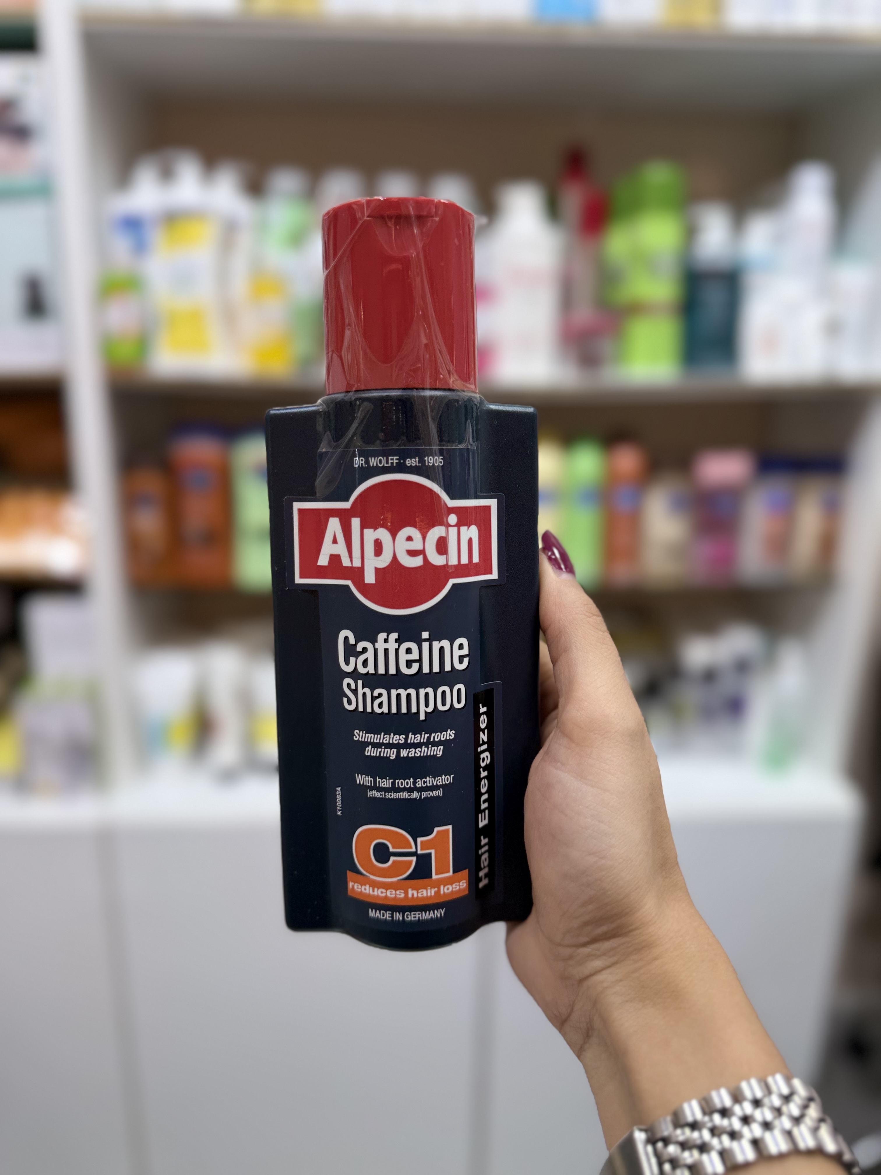 شامپو کافئین آلپسین مدل c1
